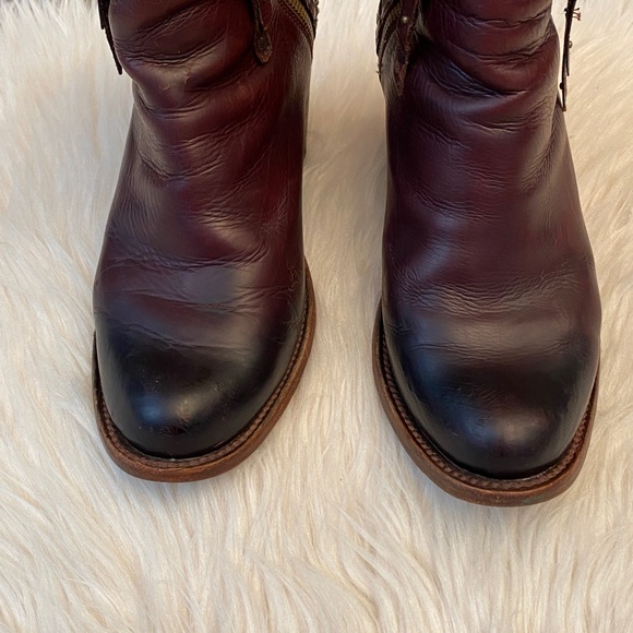 Denver Brown Studded Lady Gabriel Ankle Boots, Size 7.5 - Picture 8 of 17